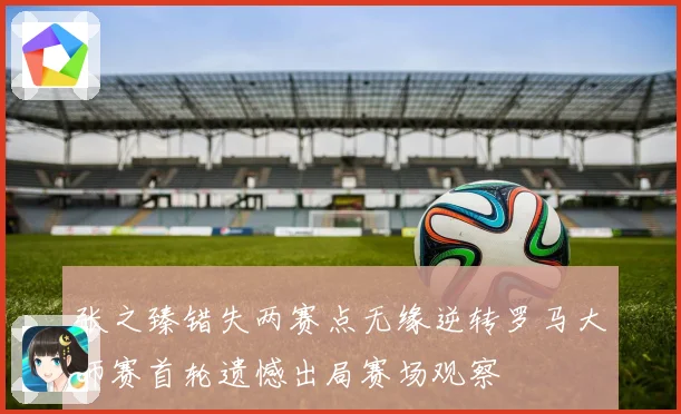张之臻错失两赛点无缘逆转罗马大师赛首轮遗憾出局赛场观察